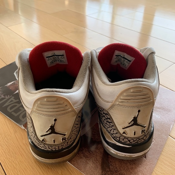 Jordan 3 white/cement size 9.5 (SOLD) - Picture 11 of 16